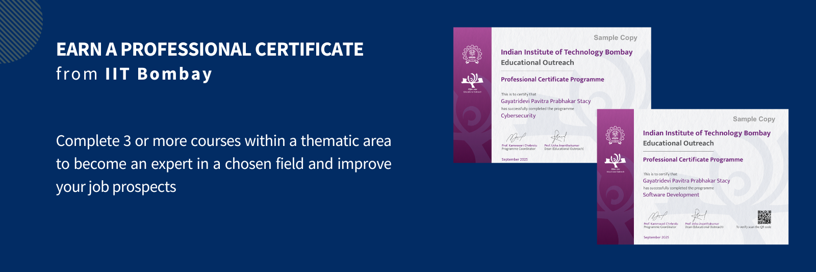 Certificate Banner
